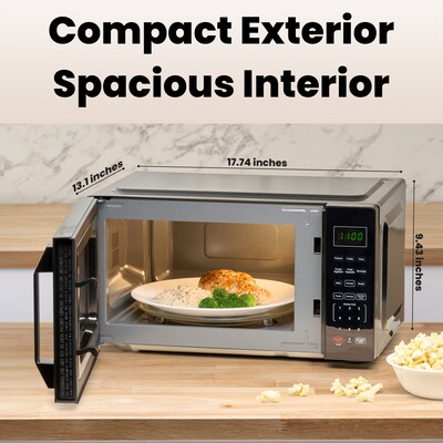 Farberware 0.7 cu. ft. Countertop Microwave, Black (FMO07WEIBK)