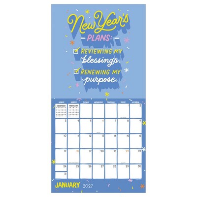 2027 TF Publishing Mahogany 12 x 12 Monthly Wall Calendar, Multicolored (27-1128)