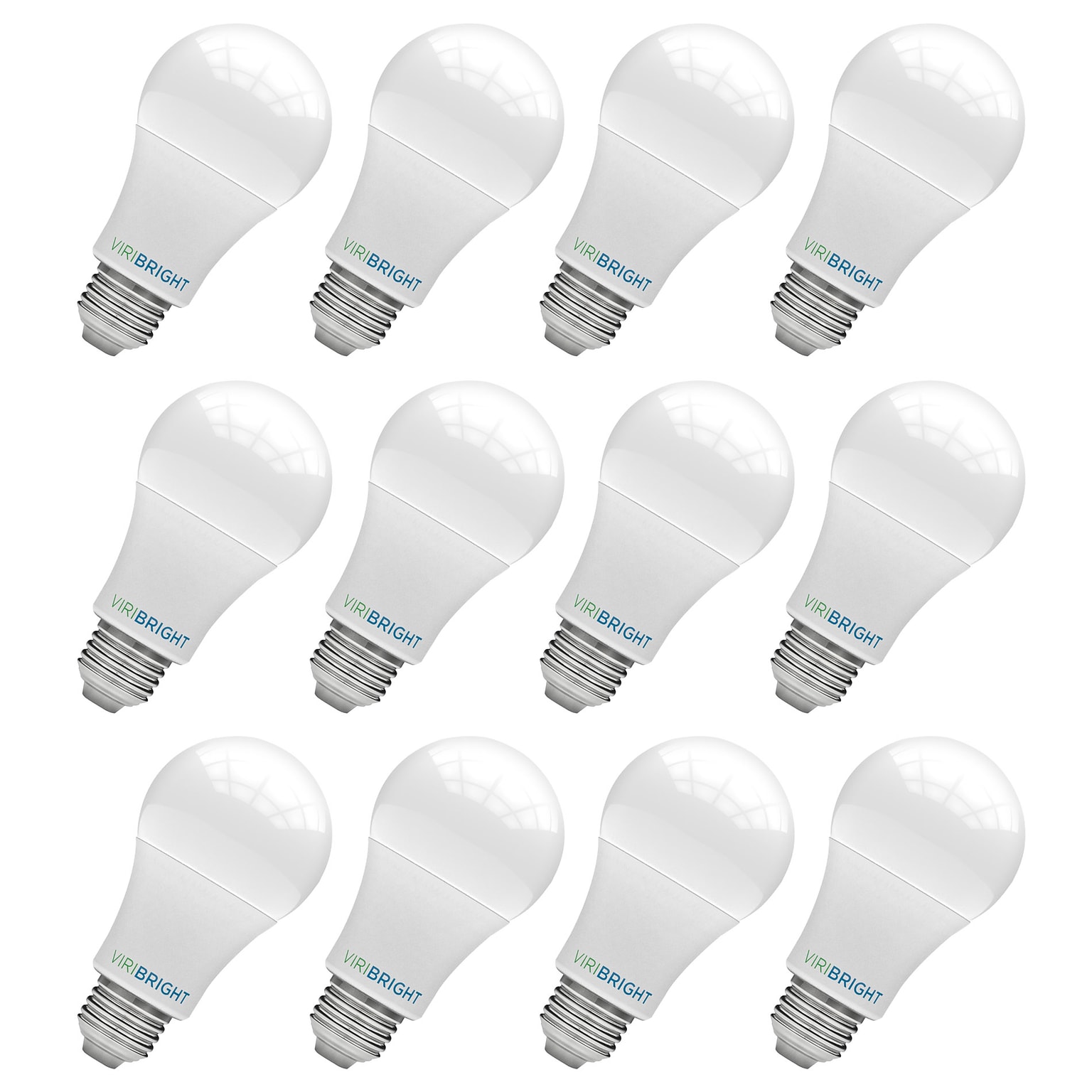 Viribright 15 Watts Cool White LED Household Bulb, 12/Box (651639-12ES)