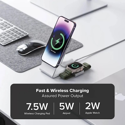 ALOGIC Matrix Magnetic Wireless Charging Dock, 30W, 1.5 ft., Black (MSCDDAWC-US)