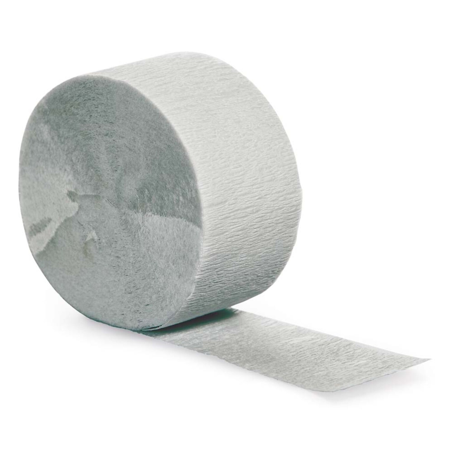 Creative Converting Touch of Color Streamer, Shimmering Silver, 12/Pack (078106)