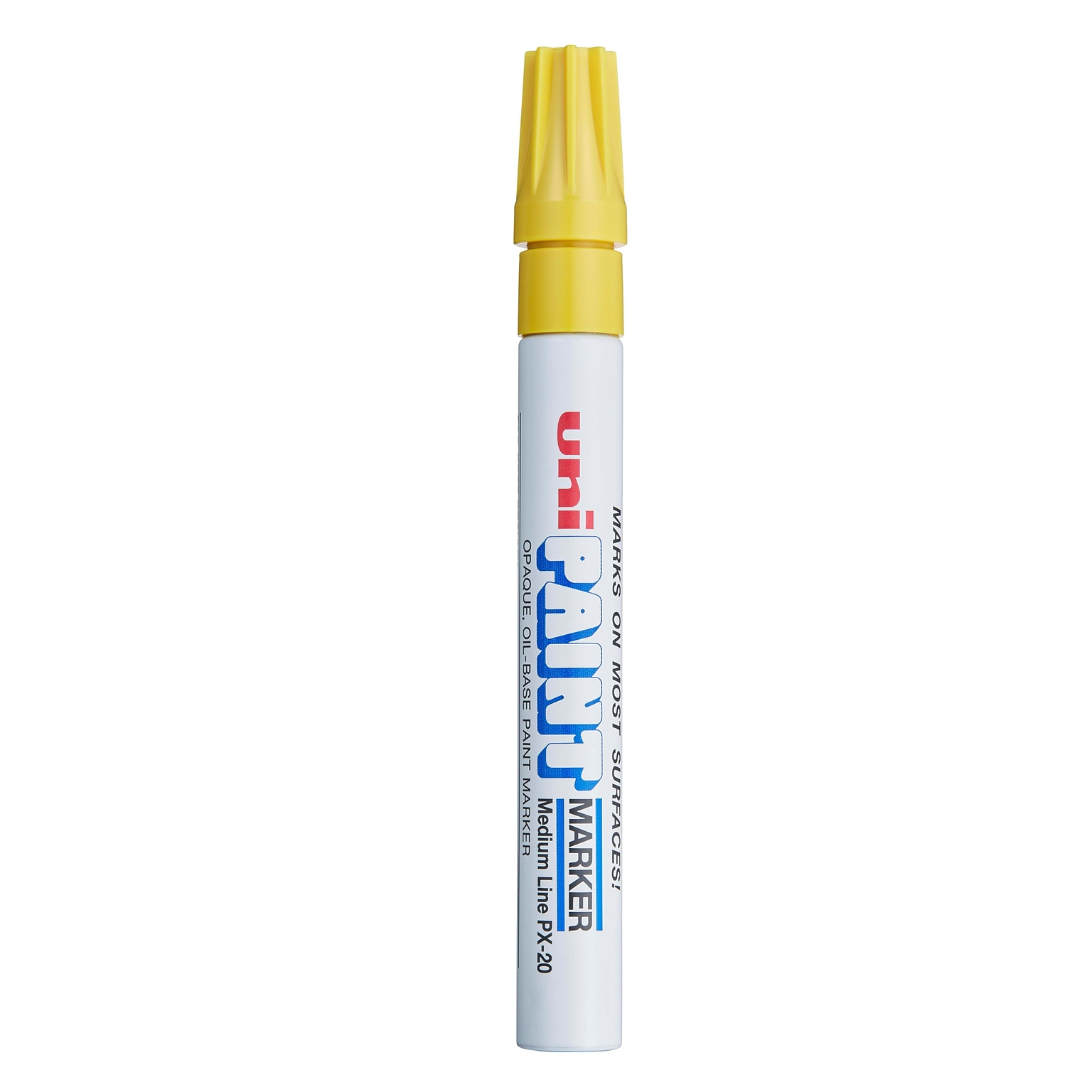 uni PAINT PX-20 Oil-Based Marker, Medium Tip, Yellow (63605)