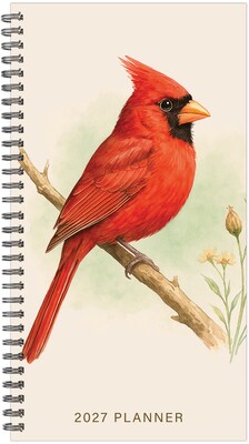 2027 Willow Creek Cardinal 3.5 x 6.5 Calendar Year Weekly & Monthly Standard Planner, Assorted Colors (66690)