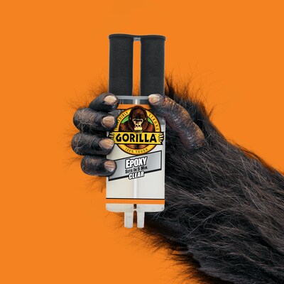 Gorilla Epoxy Syringe, 0.85 oz., Clear (4200101)