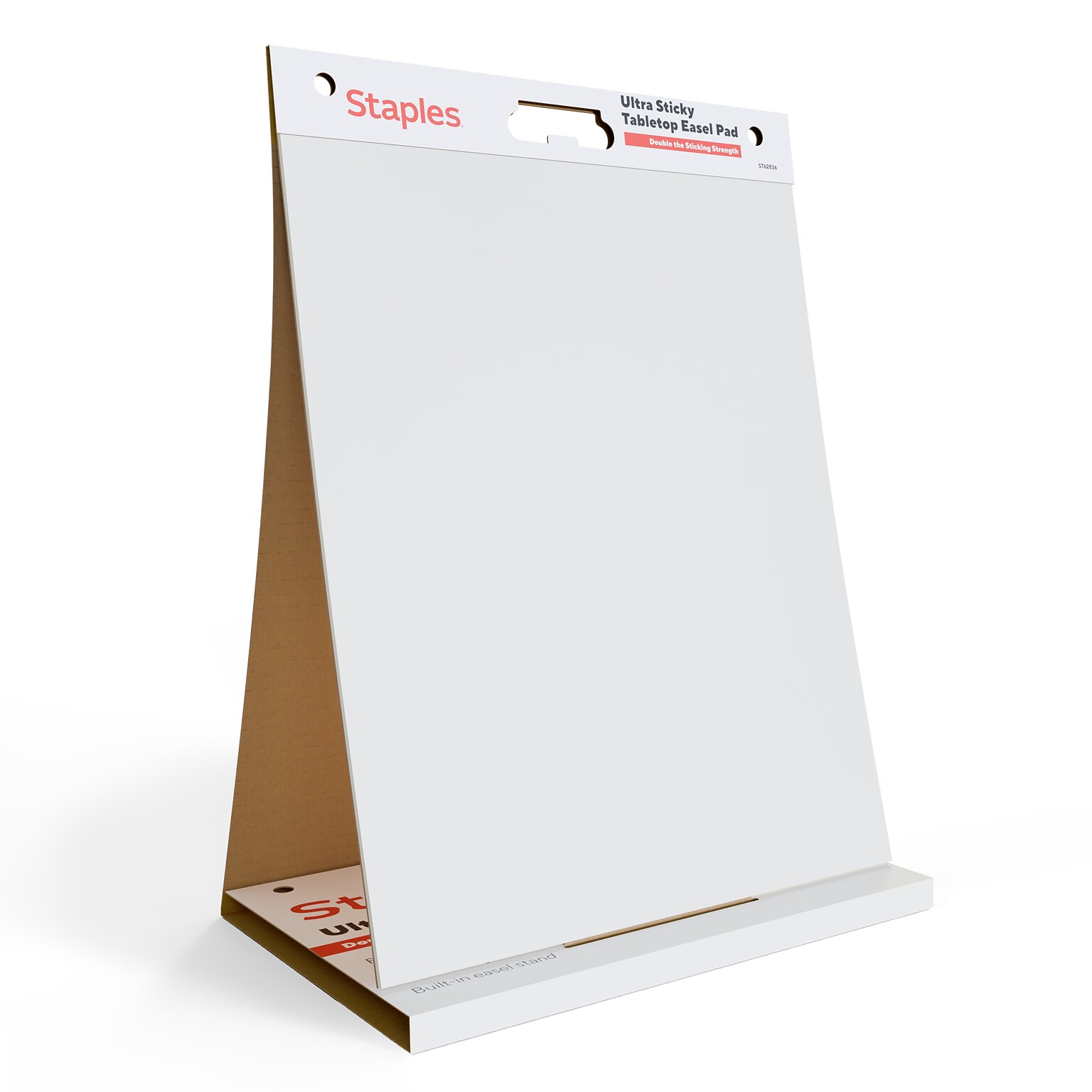 Staples Ultra Sticky Tabletop Easel Pad, 20 x 23, 20 Sheets/Pad (ST62836)