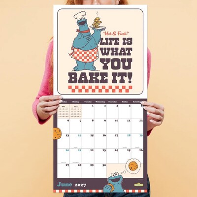 2027 TF Publishing Sesame Street 12" x 12" Monthly Wall Calendar, Multicolored (27-1124)