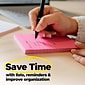 Post-it Super Sticky Notes, 4" x 4", Supernova Neons Collection, Lined, 90 Sheet/Pad, 6 Pads/Pack (675-6SSMIA)