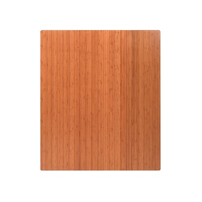 Anji Mountain Standard Bamboo Carpet & Hard Floor Chair Mat, 42 x 48, Walnut (AMB24050)