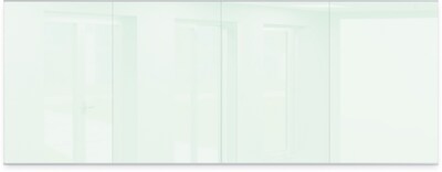 MooreCo Unity Commercial Series Magnetic Glass Dry Erase Wall, 6H x 16W (GWD616-GLOSSWHITE)