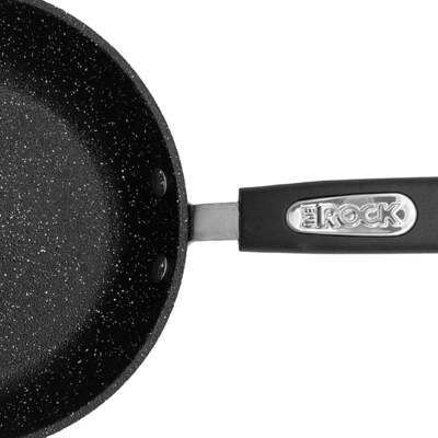 THE ROCK by Starfrit Terra Aluminum 12" Frying Pan, Black (060306-004-0000)