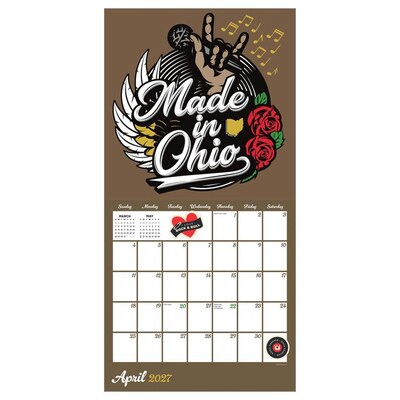 2027 TF Publishing Home: Ohio 12" x 12" Monthly Wall Calendar, Multicolored (27-1131)