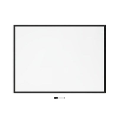 U Brands Steel Dry-Erase Whiteboard, Fiberboard Frame, 4' x 3' (2893U00-01)