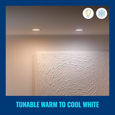 WiZ 12.5W LED Smart Downlight, Multicolor (604298)