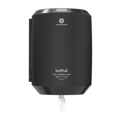 SofPull Centerpull Junior Capacity Paper Towel Dispenser by GP PRO, Black (58008B)