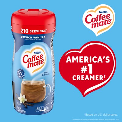 Coffee mate French Vanilla Powdered Creamer, 15 oz., 12/Carton (NES35775)