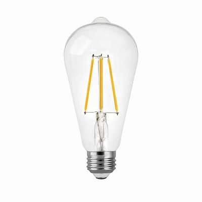 Viribright ST19 8 Watts Soft White Decorative LED Bulb, 4/Pack (641351-4)