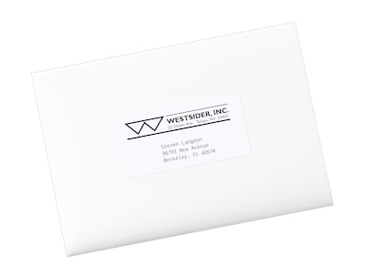 Avery Copier Shipping Labels, 2" x 4-1/4", White, 10 Labels/Sheet, 100 Sheets/Box (5352)