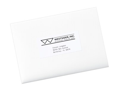 Avery Copier Shipping Labels, 2 x 4-1/4, Matte White, 1000 Labels/Box (5352)