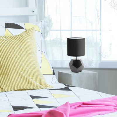 Simple Designs 10.24" LED Table Lamp, Black (LT2065-BLK)