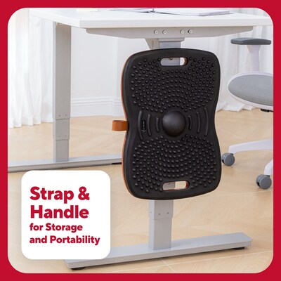 TRU RED™ Anti-Fatigue Balance Board, Black, 320 lbs. Capacity (TR62100)