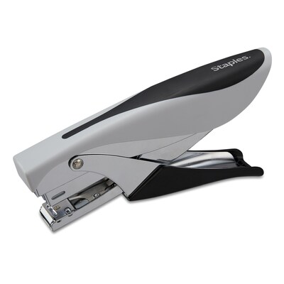 Staples Deluxe Heavy-Duty Handheld Stapling Pliers, 20-Sheet Capacity, Black/Gray (24546/17584)