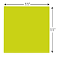 Post-it Notes, 11" x 11", Green, 30 Sheet/Pad (BN11G)