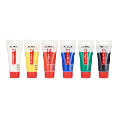 Talens Art Creation Acrylic Paint, Assorted Colors, 6/Set (TLN3582806M)