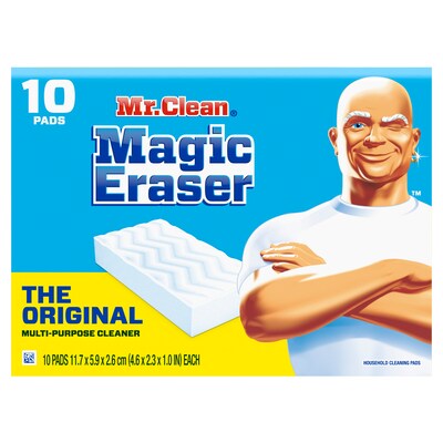 Mr. Clean Magic Eraser Original White Scouring Pad, 10/Pack (69516)