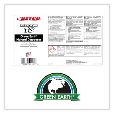 Betco Green Earth Natural Degreaser, 67.6 oz., 4/Carton (2174700)