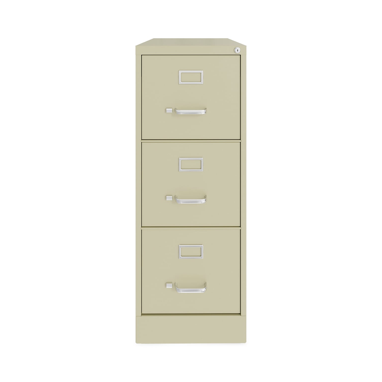 Alera Vertical Letter File Cabinet, 3 Letter-Size File Drawers, Putty, 15 x 22 x 40.19