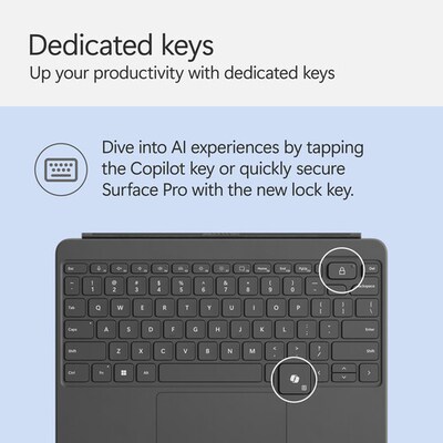 Microsoft Surface Pro 12" Keyboard Cover, Slate (EP2-32033)