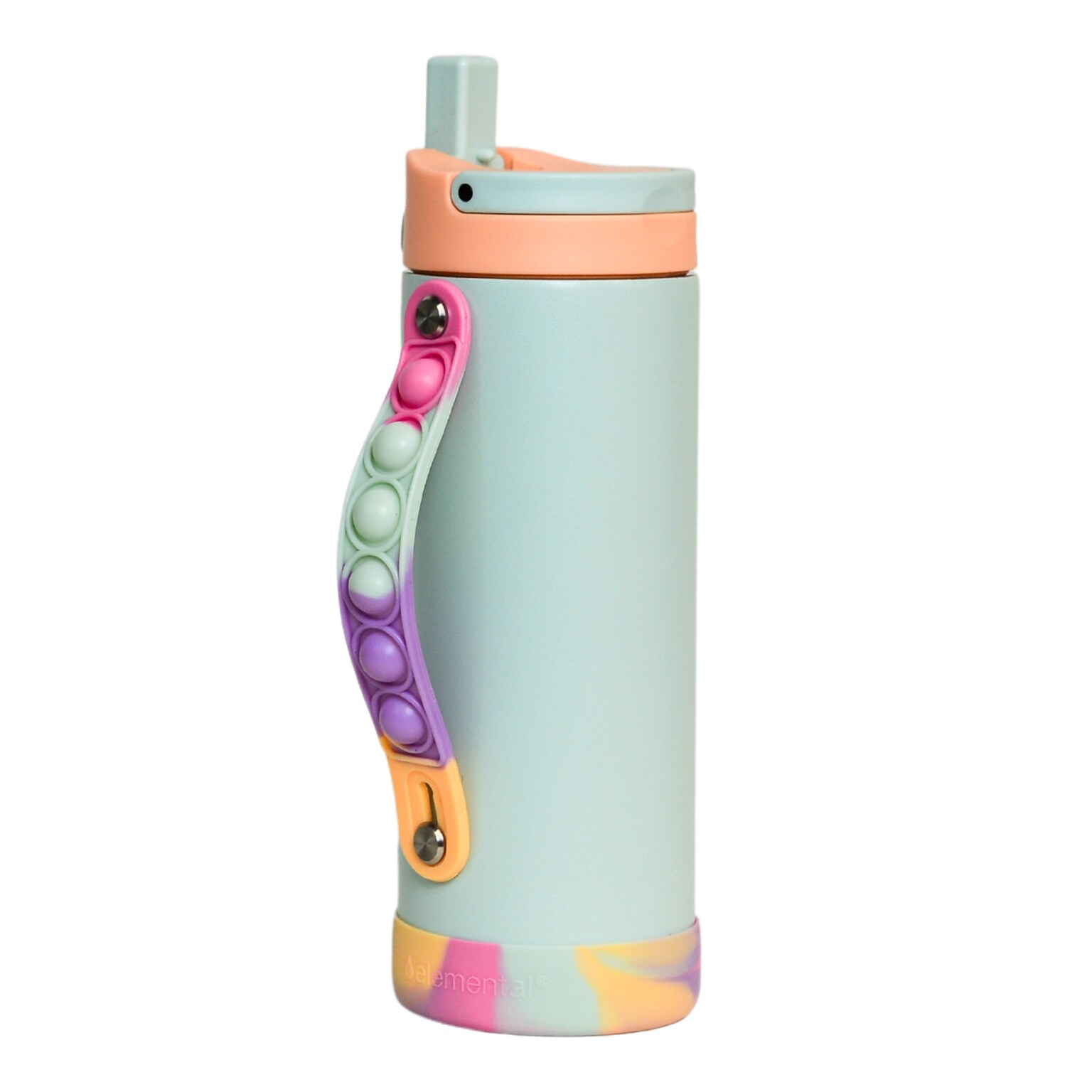 Elemental Iconic Pop Stainless Steel Triple Wall Insulated Water Bottle, 14 oz., Mint Sorbet (EMLEB14MS32P)