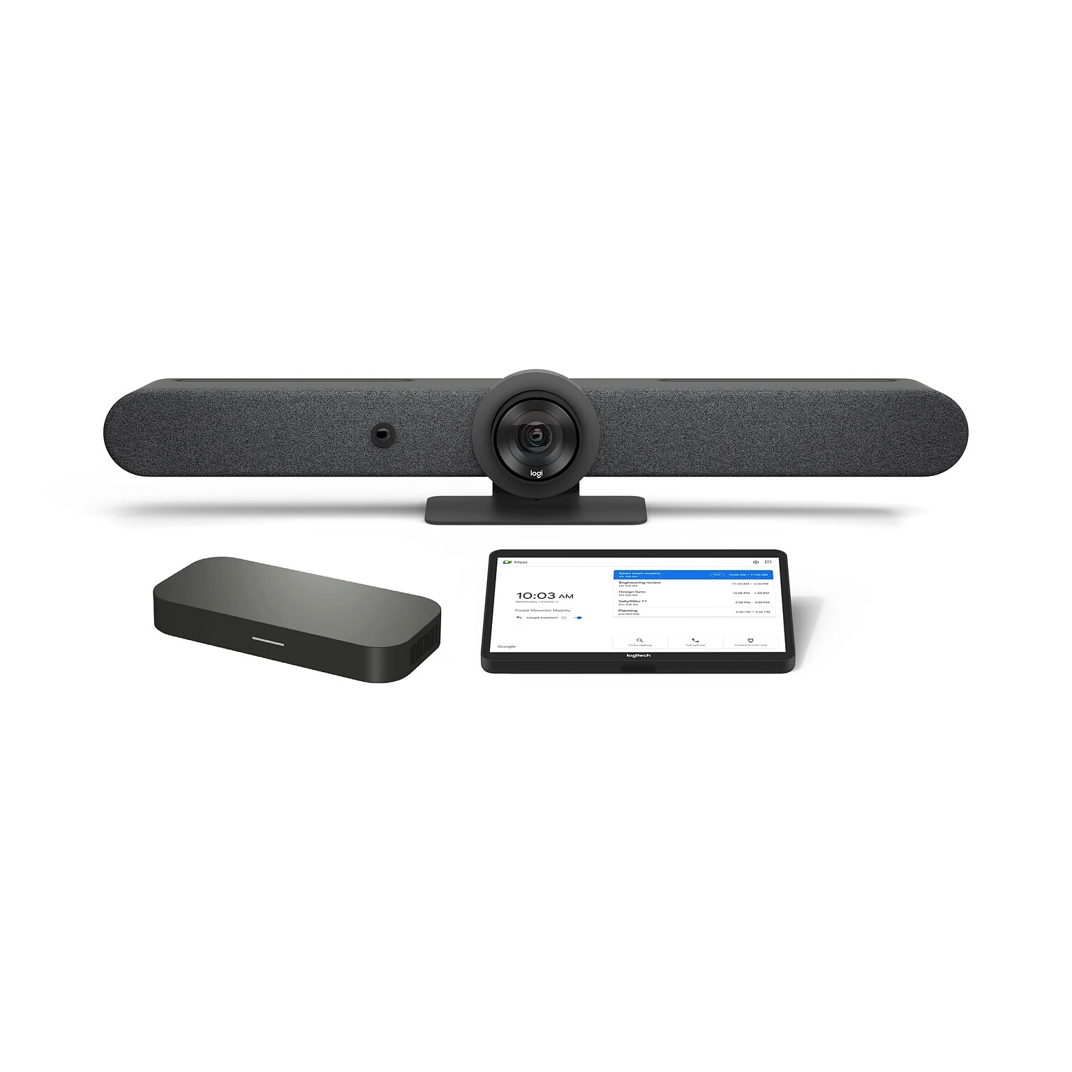 Logitech Rally Bar HD 4K Video Conferencing Bundle, Wall Mounted (TAPRBGGGLCTL4)