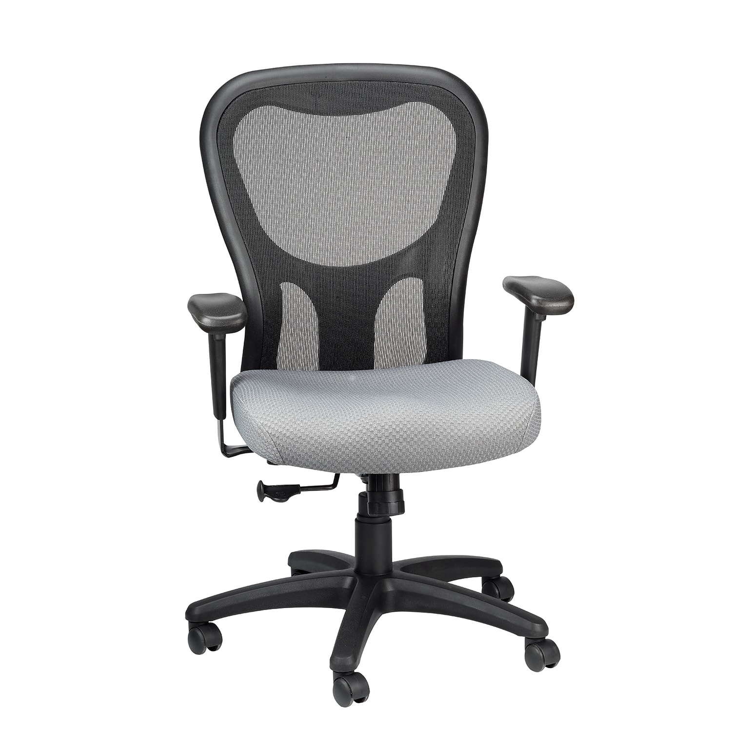 Tempur-Pedic Ergonomic Fabric/Mesh Swivel Task Chair, Grey/Black (TP9000-C-GRY)