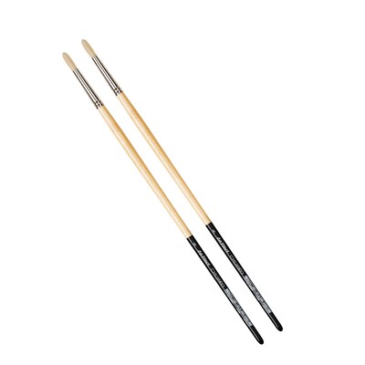 da Vinci CHUNEO Oil Synthetic Hog Round Brush, 2 /Pack (DVXVA77298-2)