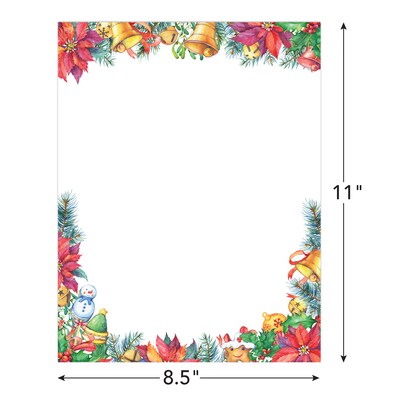 Great Papers! Holiday Stationery Letterhead Winter Magic, Multicolor, 50 sheets (2024031)