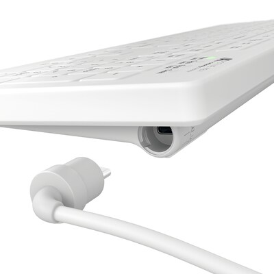 Cherry AK-C8112 Medical Keyboard, White (AK-C8112F-FYS-W/US)