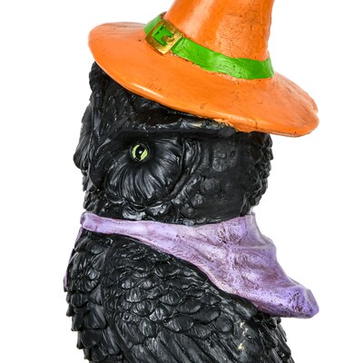 National Tree Company 32" Halloween Owl on Stacked Books (HH75-WP193332Z1)