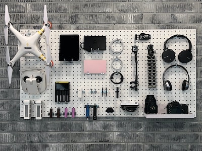 Triton Products HDF Pegboard 24" x 48" x 1/4", Set of 2 (TPB-2W)