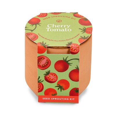 Modern Sprout Tiny Terracotta Garden Kits - Cherry Tomato