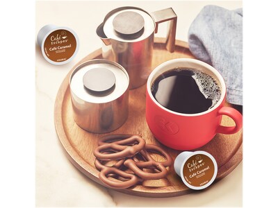 Cafe Escapes Cafe Caramel Coffee, Keurig K-Cup Pod, 96/Carton (GMT6813CT)