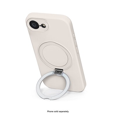 SaharaCase Venture Series Silicone Phone Case for iPhone 16e, Shock Absorbing, Fossil White (CP00815)