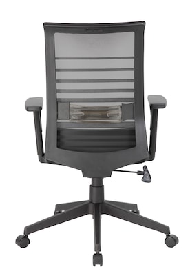 Boss Office Products Ergonomic Mesh Swivel Task Chair, Black (B6566-BK)