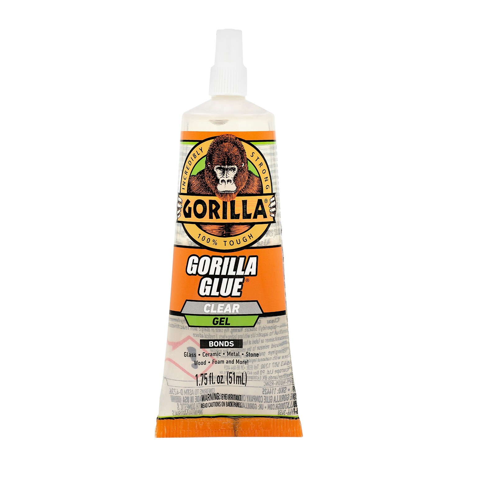 Gorilla Gel Craft Glue, 1.75 oz., Crystal Clear (113455)