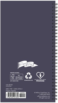 2026 Willow Creek Organic Tapestry 3.5 x 6.5  Weekly & Monthly Planner, Paperboard Cover (57353)