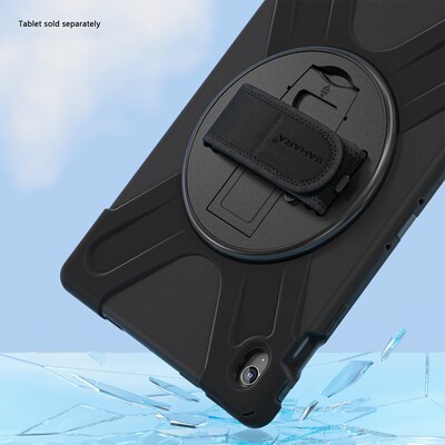 SaharaCase Raider X Series TPU 13.1" Heavy Duty Hand Strap Case for Galaxy Tab S10 FE+, Black (TB00473)