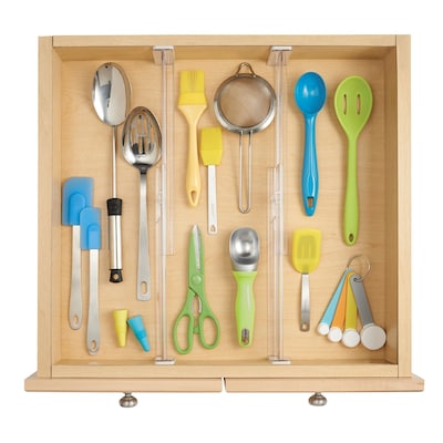 iDESIGN Deep Drawer Dividers, Clear, 8/Set (27831M8)