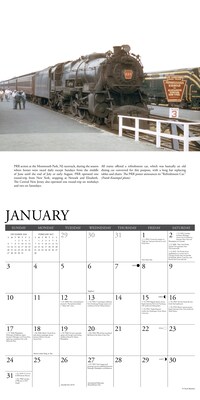 2027 Willow Creek Pennsylvania Railroad 12" x 12" Monthly Wall Calendar, Assorted Colors (61770)