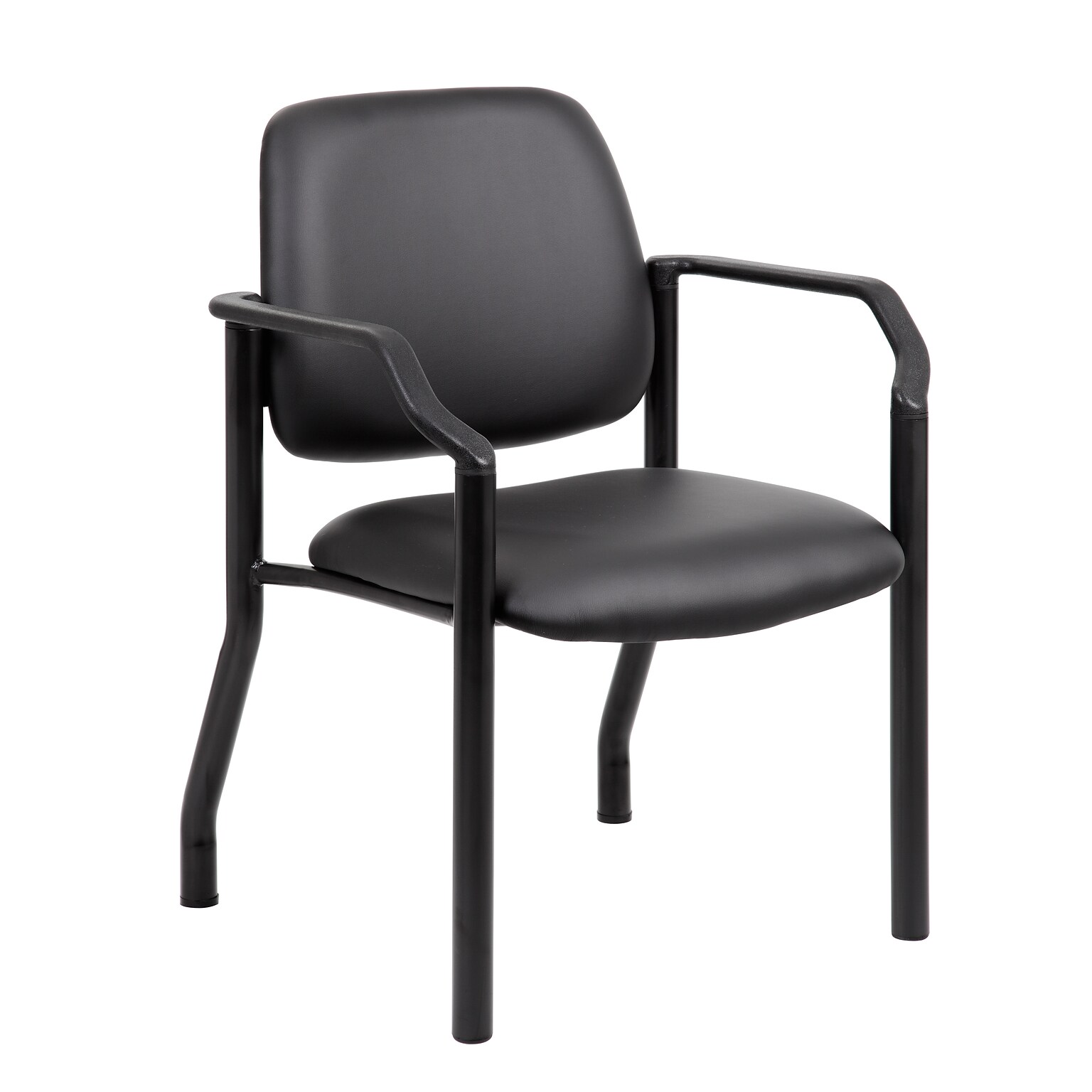 Boss Office Products Bariatric Vinyl Guest Chair, Black (B9591AM-BK)