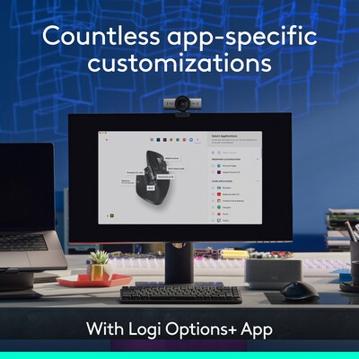Logitech MX Master 3S Wireless Ergonomic Optical Mouse, Black (910-006556)